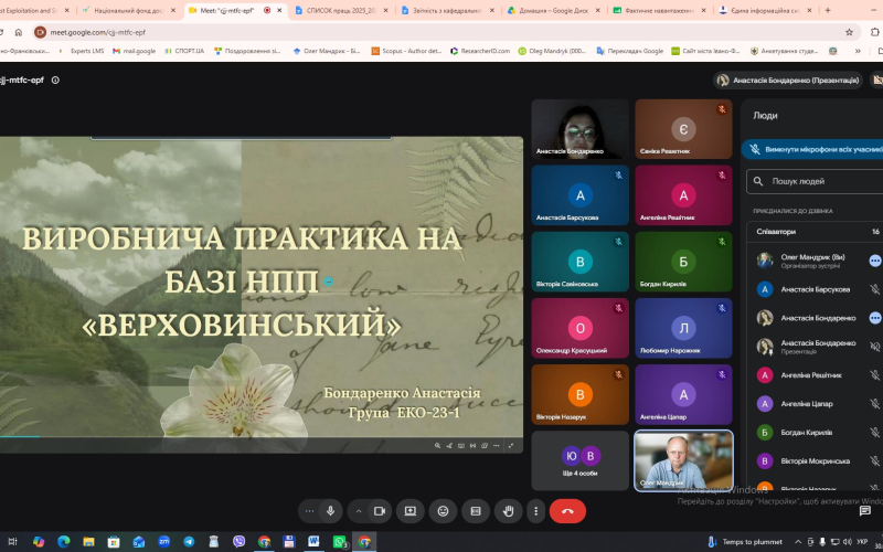 Захист звітів з практики