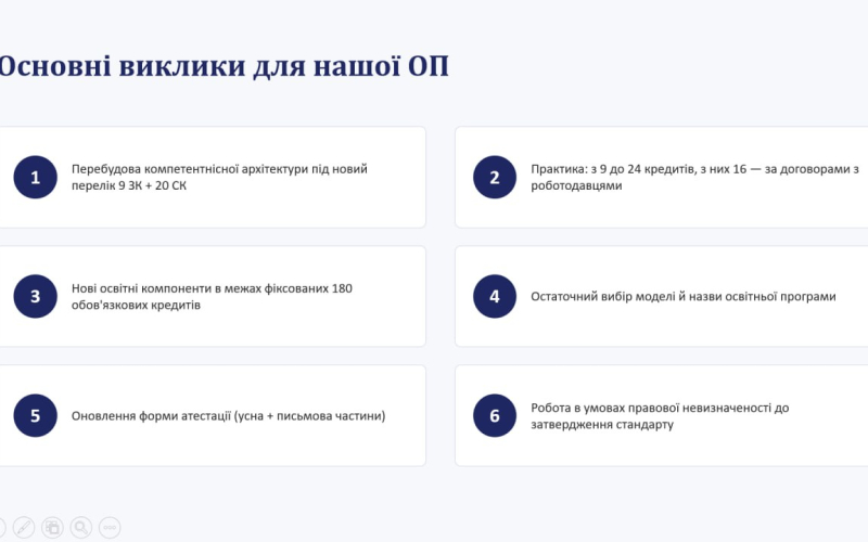 Від Стандарту 035 до В11: на кафедрі філології та перекладу обговорили вектори трансформації освітніх програм