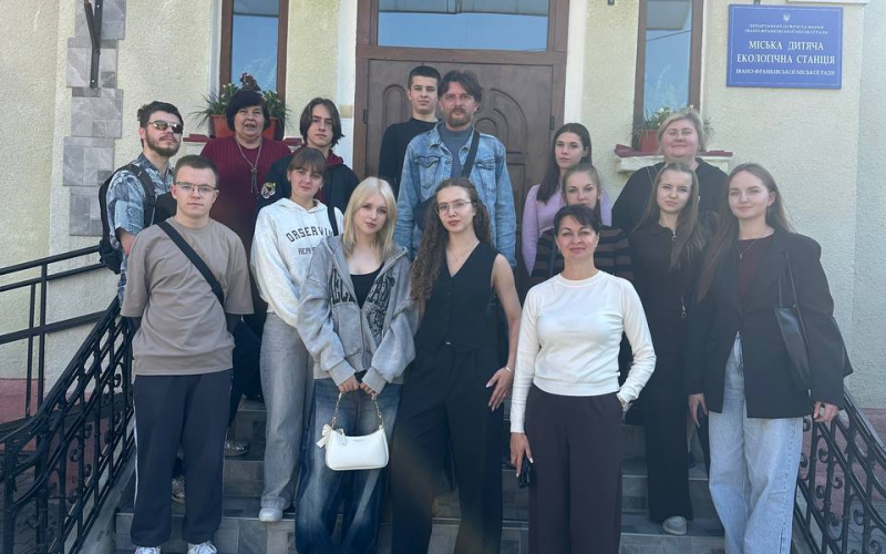Студенти першого курсу спеціальності Е2 «Екологія»