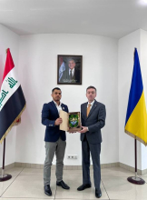 Візит представника ІФНТУНГ до Посла Іраку