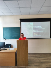 Заслуховування наукової доповіді здобувачки Караванович Х.Б.